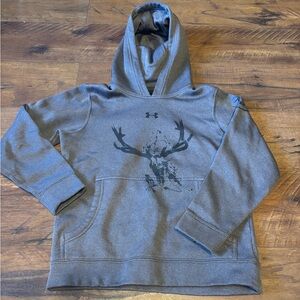 Boys Under Armour Rocky Mountain Elk Foundation Hoodie Size YXS